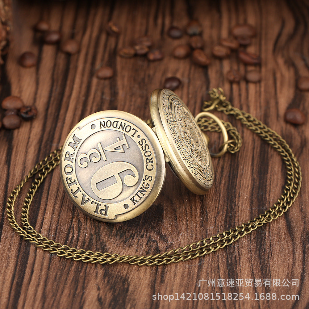 Harry Potter 9 3/4 Platform Big Pocket Watches