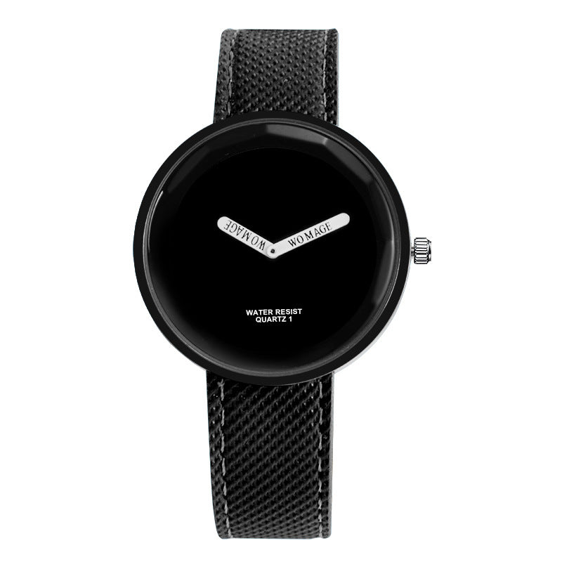 Relógio feminino estilo fashion feminino com mostrador simples relógio de quartzo feminino relógio de quartzo estudante