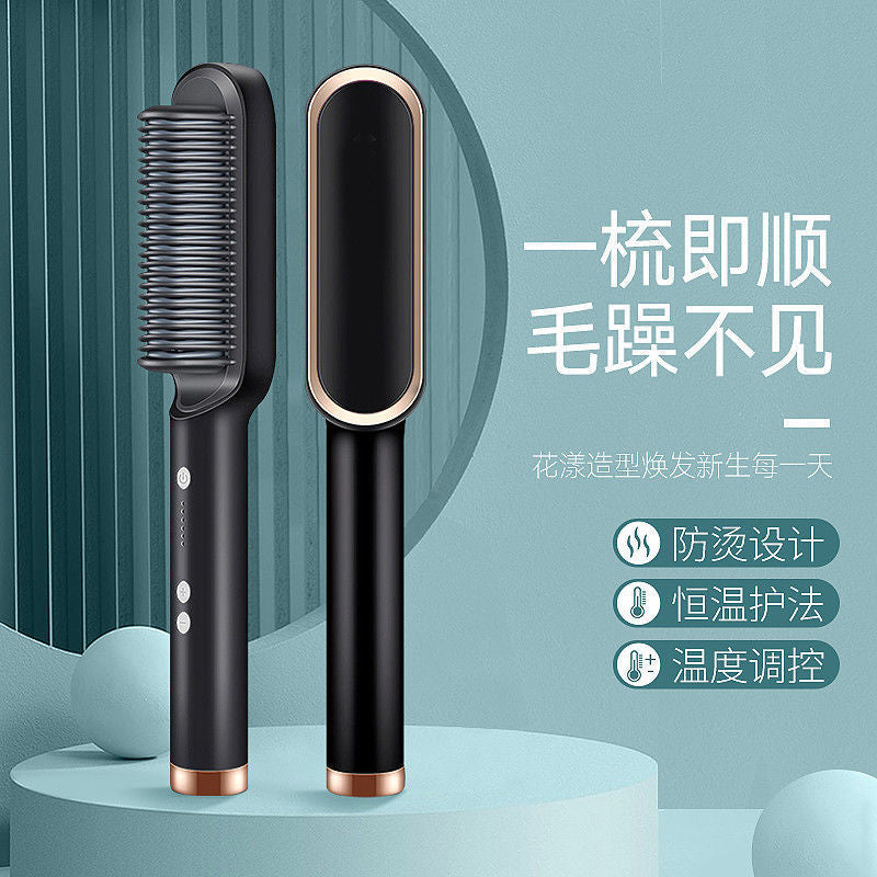 Straight Hair Comb Splint Curly Hair Artifact Does Not Hurt Hair Negative Ion