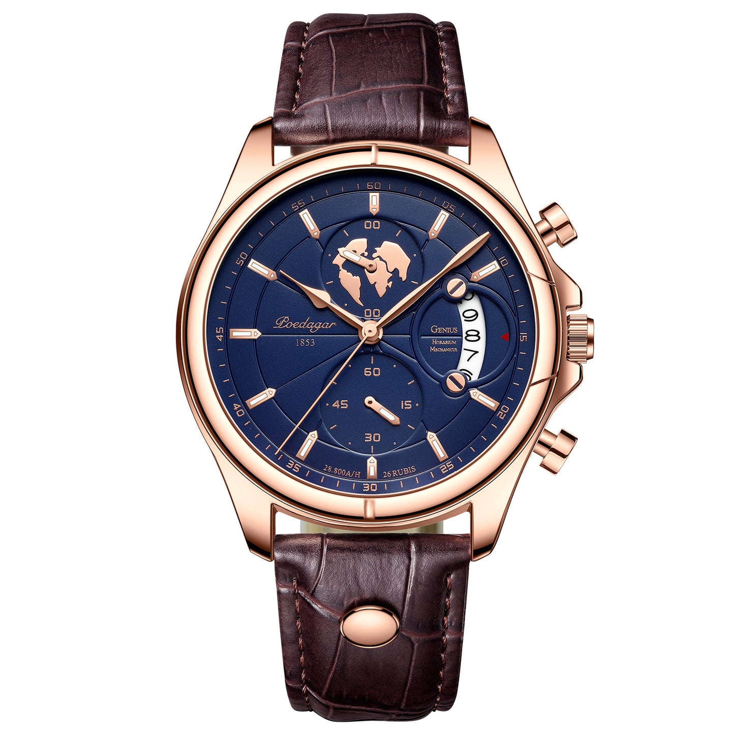 Swiss Brand Waterproof Multi-function Luminous Men's Watch Fashion Watch Male