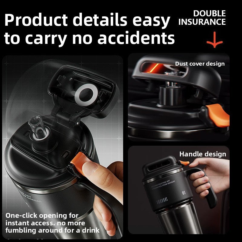 Double Wall Vacuum Insulated Stainless Steel Travel Mug