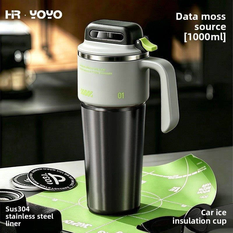 Double Wall Vacuum Insulated Stainless Steel Travel Mug