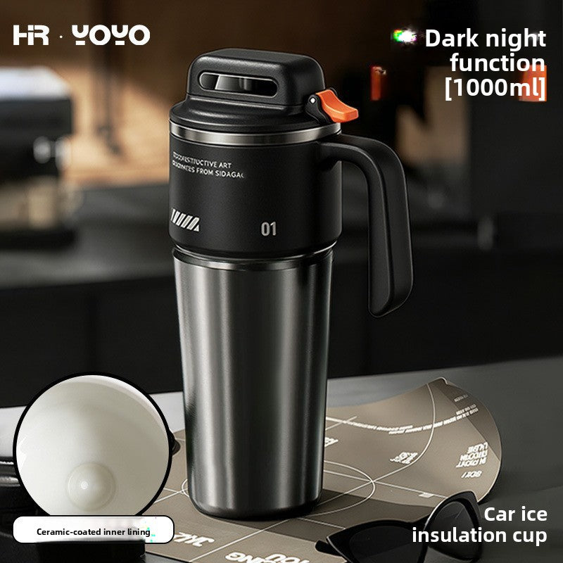 Double Wall Vacuum Insulated Stainless Steel Travel Mug