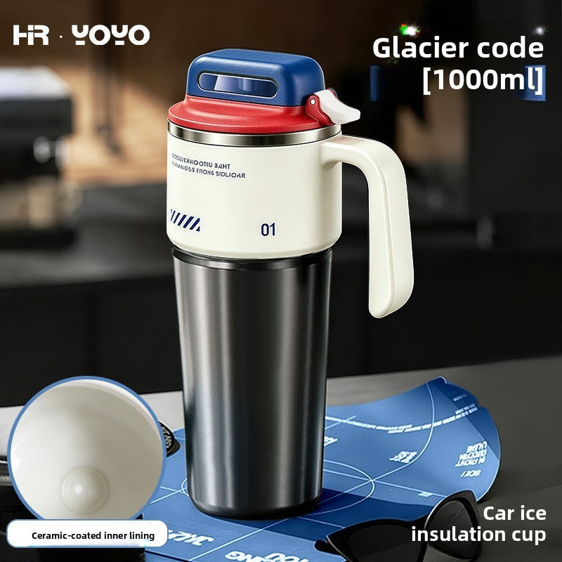 Double Wall Vacuum Insulated Stainless Steel Travel Mug