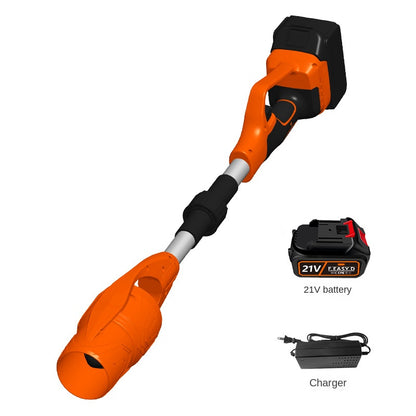 Rechargeable Lithium Battery Dust Blowing Gun, Leaf Blower, Foldable Electric Wireless High-Power Blower, Snow Blowing Dust Blower, Blower Fan