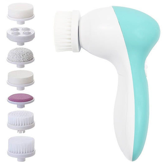 Multifunctional Seven-in-one Electric Facial Cleanser Facial Cleanser Brush Beauty Instrument Face Body Massage Beauty Cleaner