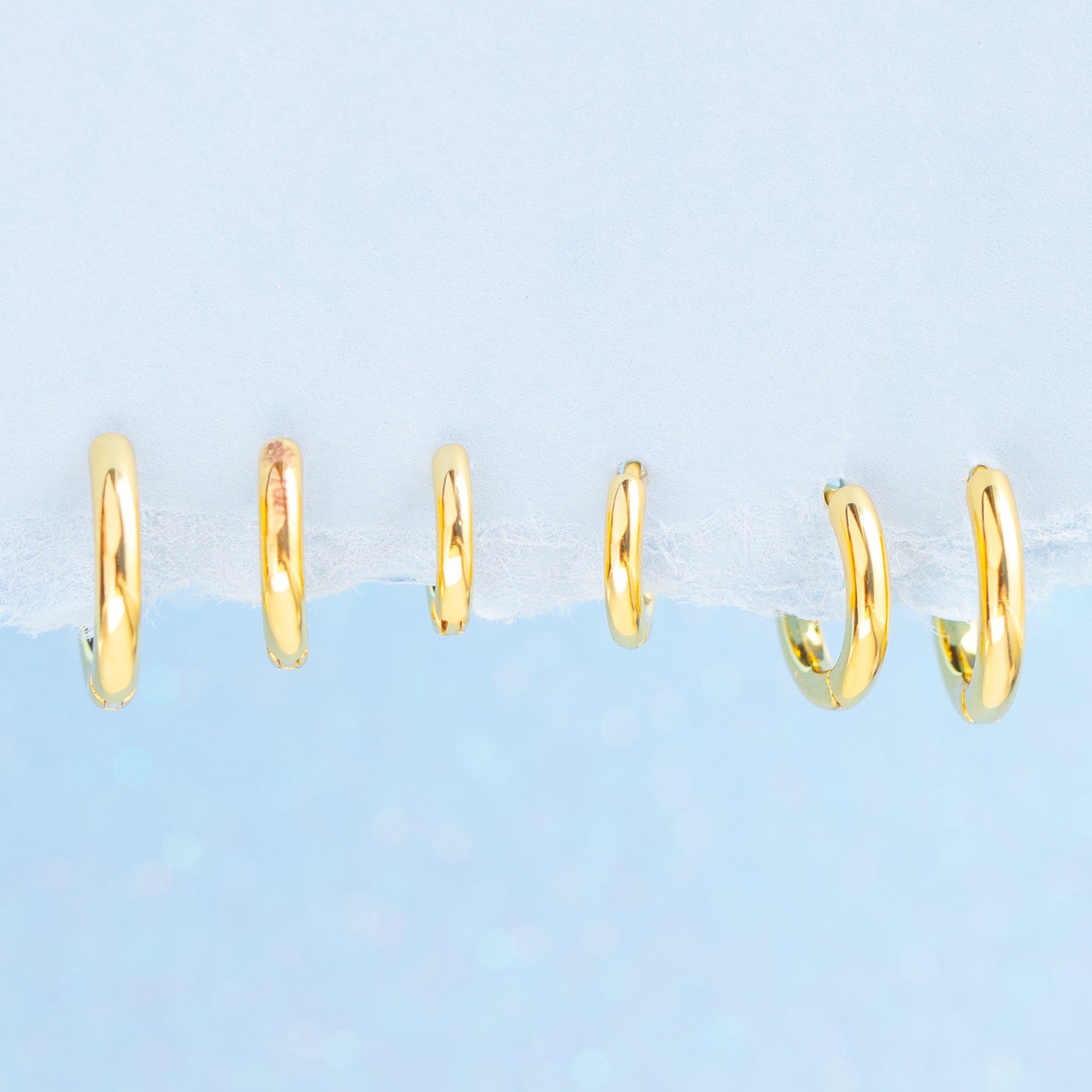 Brincos Brilhantes Banhado a Ouro 18K