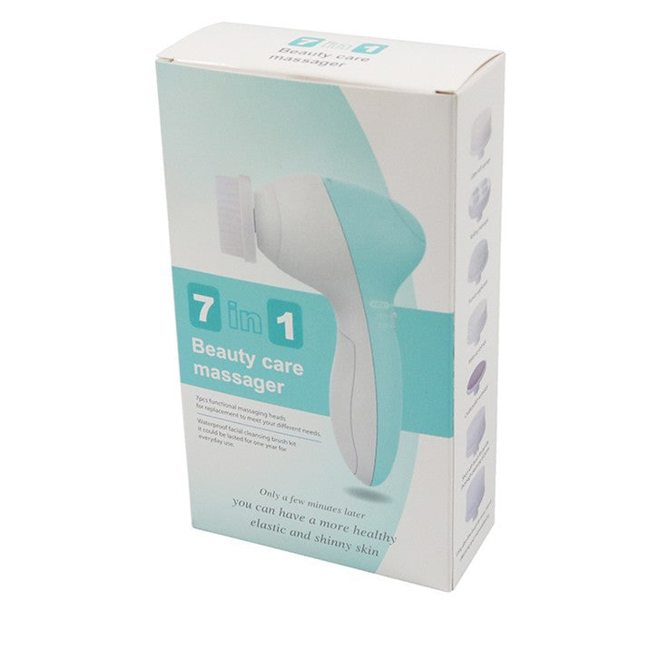Multifunctional Seven-in-one Electric Facial Cleanser Facial Cleanser Brush Beauty Instrument Face Body Massage Beauty Cleaner