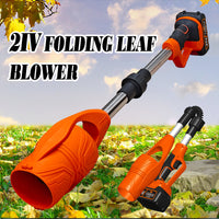 Rechargeable Lithium Battery Dust Blowing Gun, Leaf Blower, Foldable Electric Wireless High-Power Blower, Snow Blowing Dust Blower, Blower Fan