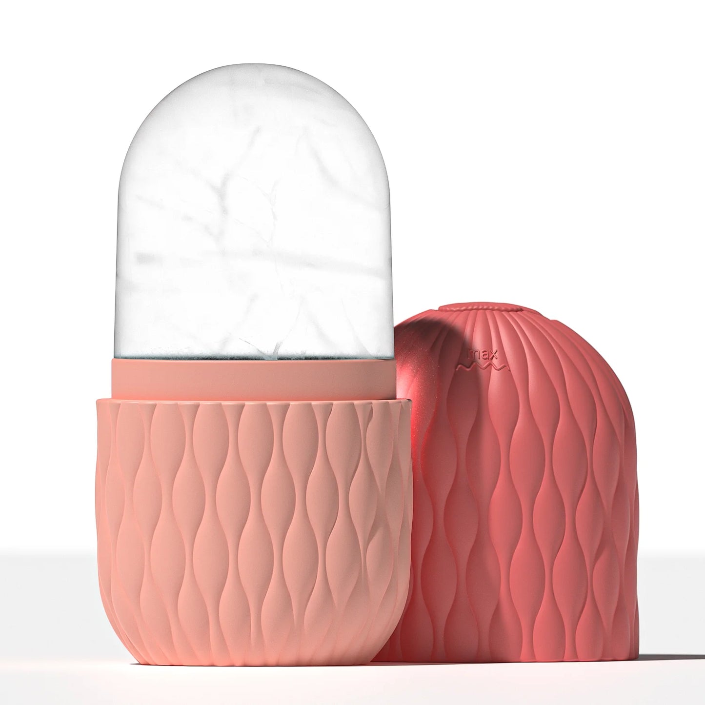 Ice Roller for Face and Eye Reusable Silicone Ice Facial Roller Ice Holder Ice Mold Skin Care Ice Cube Roller for Shrink Pores