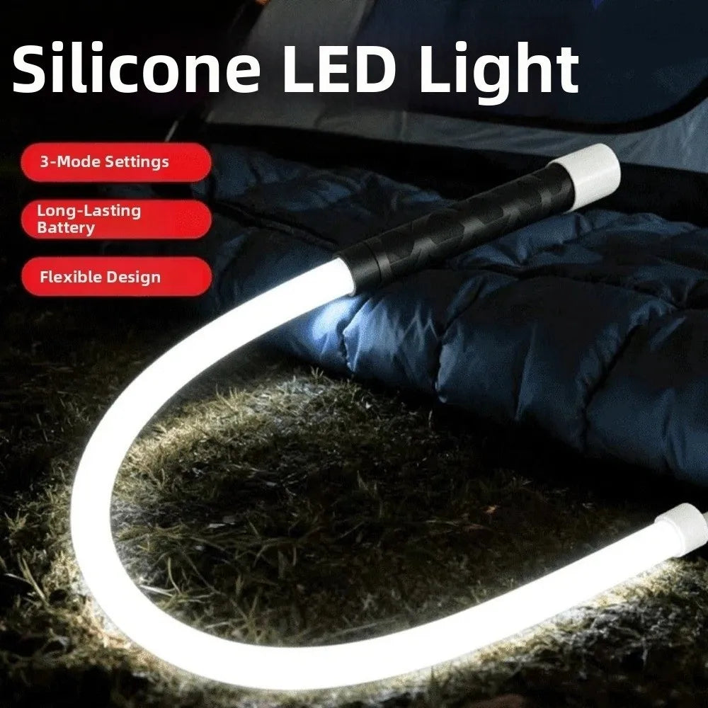 29Inch LED Flashlight Stick High Lumens 3 Brightness Modes Bendable LED Light Long Battery Life Waterproof