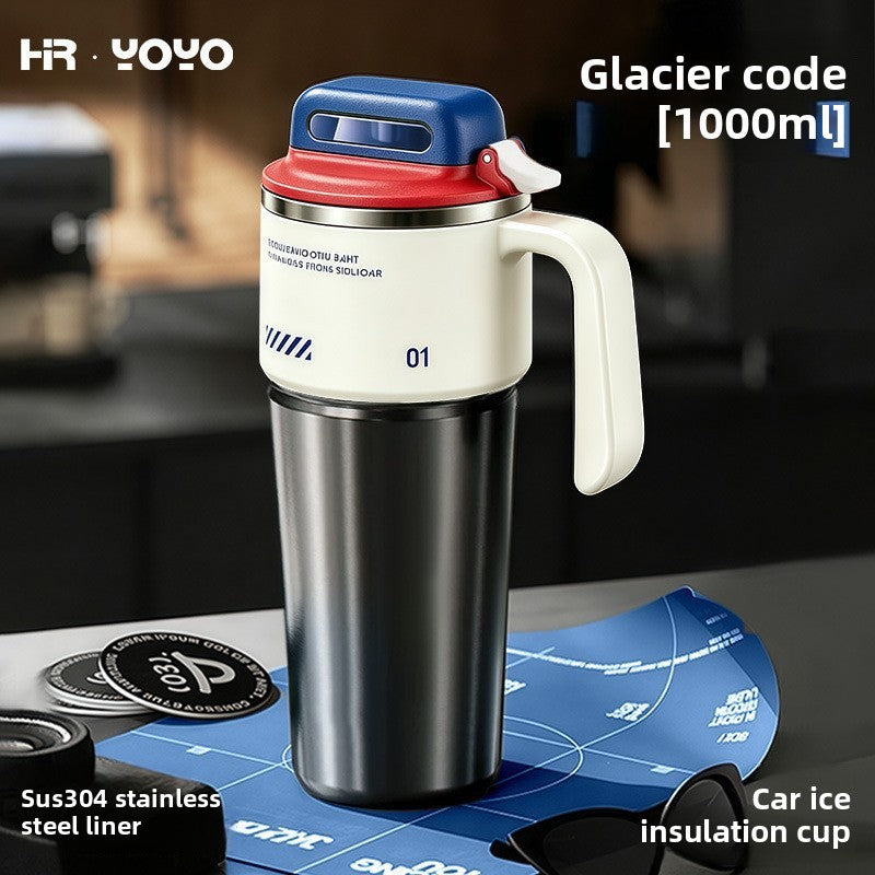 Double Wall Vacuum Insulated Stainless Steel Travel Mug